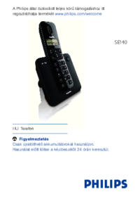 Zobrazit dokument Philips SE1401B/53 Uživatelský manuál